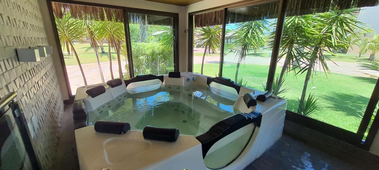 Paraiso Frente Mar!! 04 Pessoas-Pe Na Areia Vg Sun Cumbuco-Hidro, Sauna, Academia, Piscina,Cozinha Completa, Wifi, Parquinho Infantil Екстериор снимка