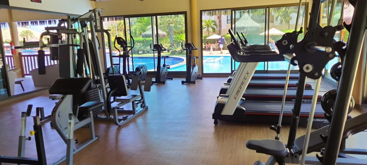 Paraiso Frente Mar!! 04 Pessoas-Pe Na Areia Vg Sun Cumbuco-Hidro, Sauna, Academia, Piscina,Cozinha Completa, Wifi, Parquinho Infantil Екстериор снимка