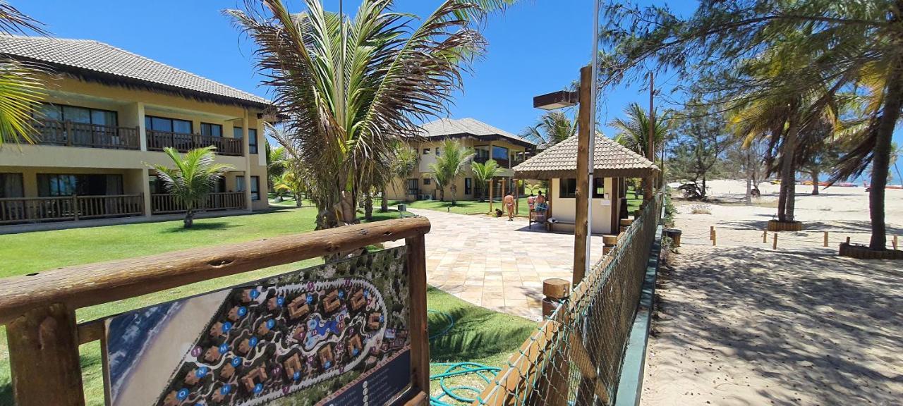 Paraiso Frente Mar!! 04 Pessoas-Pe Na Areia Vg Sun Cumbuco-Hidro, Sauna, Academia, Piscina,Cozinha Completa, Wifi, Parquinho Infantil Екстериор снимка
