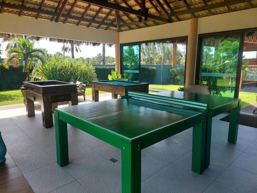 Paraiso Frente Mar!! 04 Pessoas-Pe Na Areia Vg Sun Cumbuco-Hidro, Sauna, Academia, Piscina,Cozinha Completa, Wifi, Parquinho Infantil Екстериор снимка